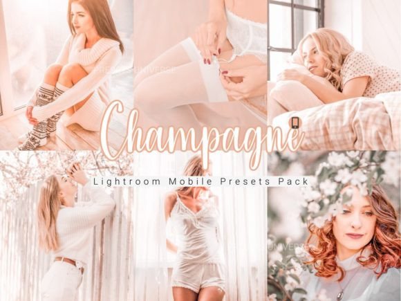 Download 10 Champagne Lightroom Mobile Presets - Presets Collection