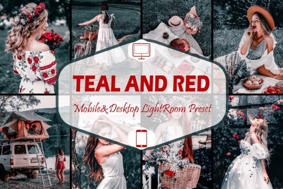 Download 10 Teal and Red Lightroom Presets - Presets Collection