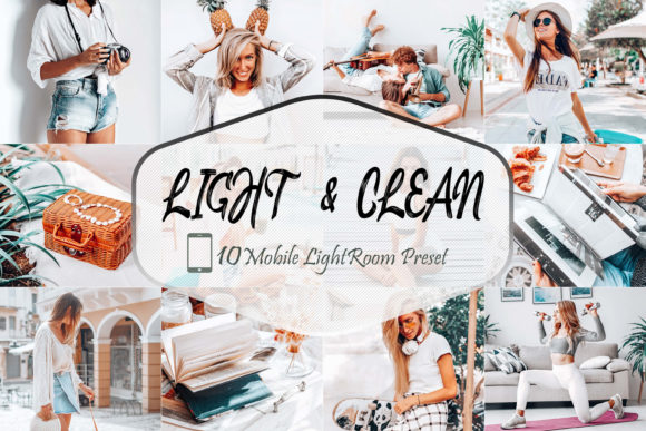 Download 10 Light &amp; Clean LR Mobile Presets - Presets Collection