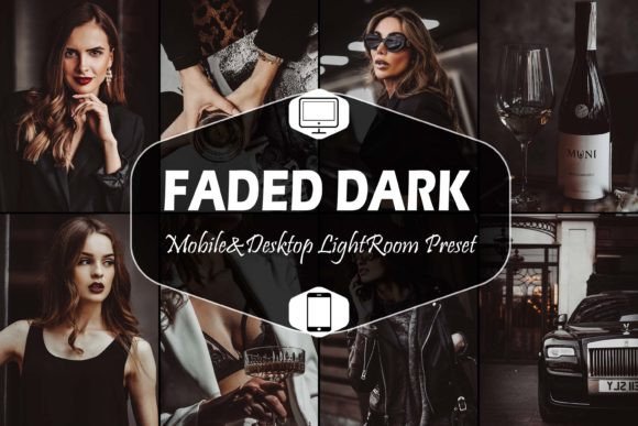 Download 10 Faded Dark Lightroom Presets, Black - Presets Collection