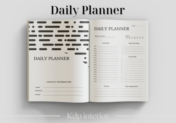 Download Daily Planner - KDP Interior - Interior Collection