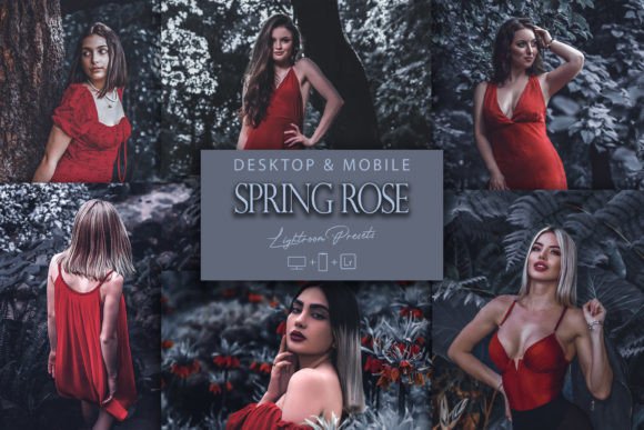 Download 12 Spring Rose Lightroom Presets, Green - Presets Collection