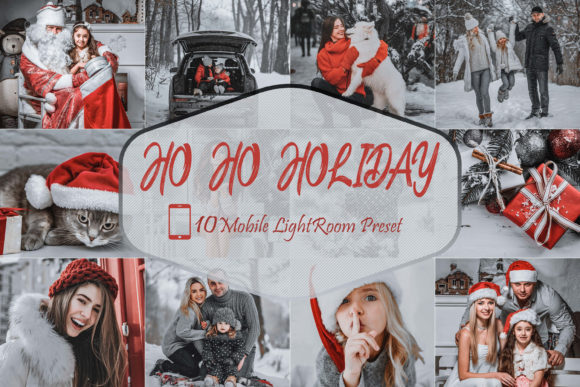 Download 10 Ho Ho Holiday LR Mobile Presets - Presets Collection